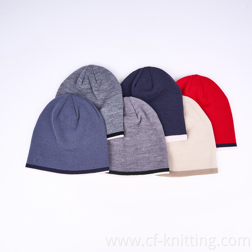 Knitted Beanie hat for adults in winter